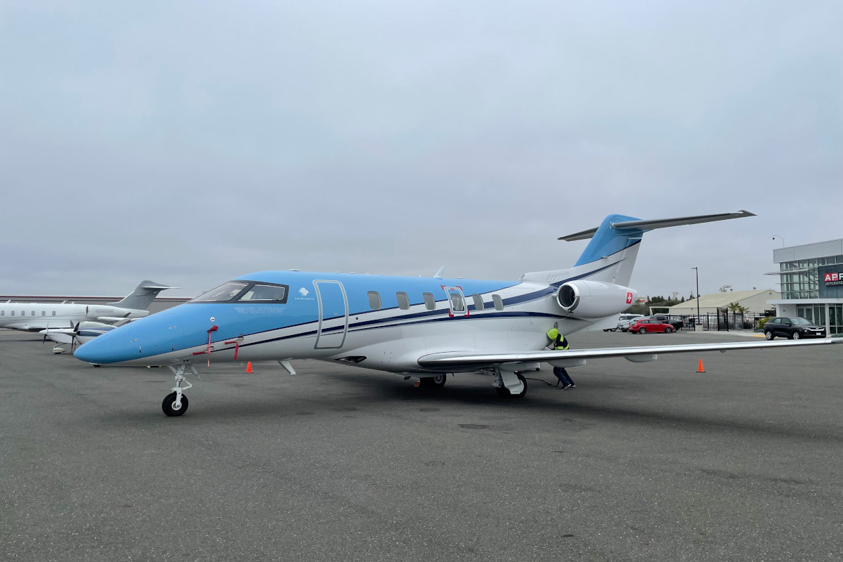 Private Plane on Tarmac