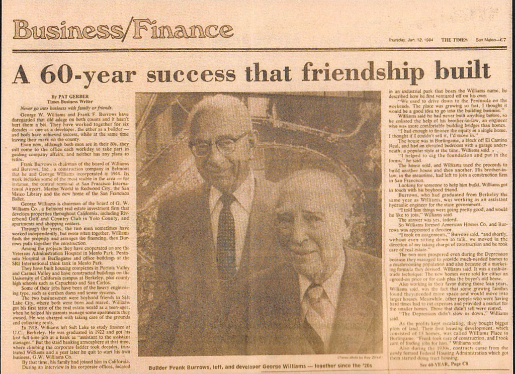 Business media 60 year friendship built