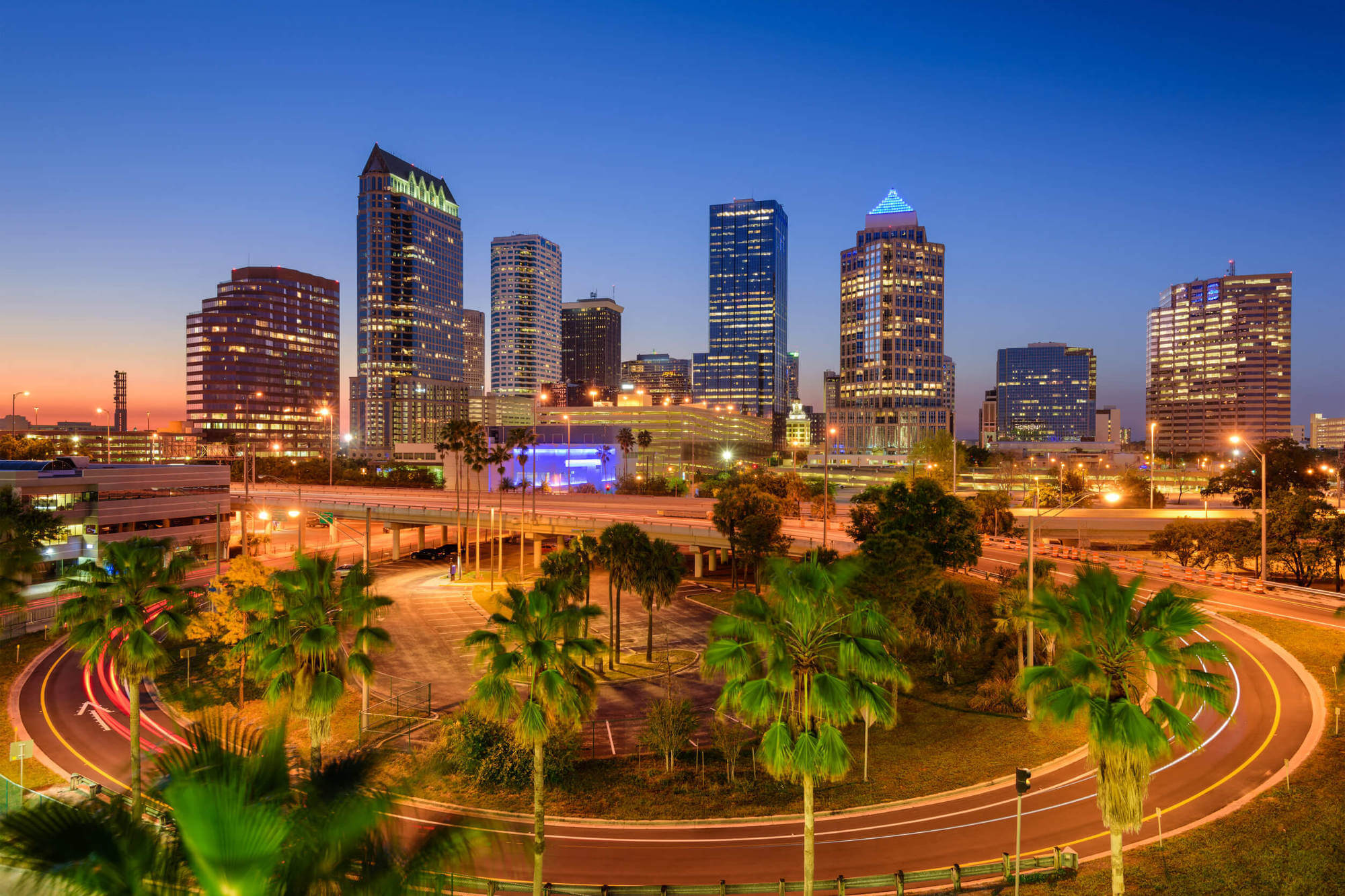 Tampa, Florida downtown city skyline