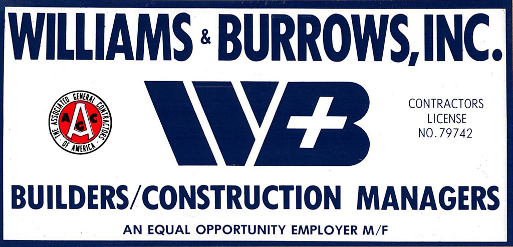 Williams Burrows sticker